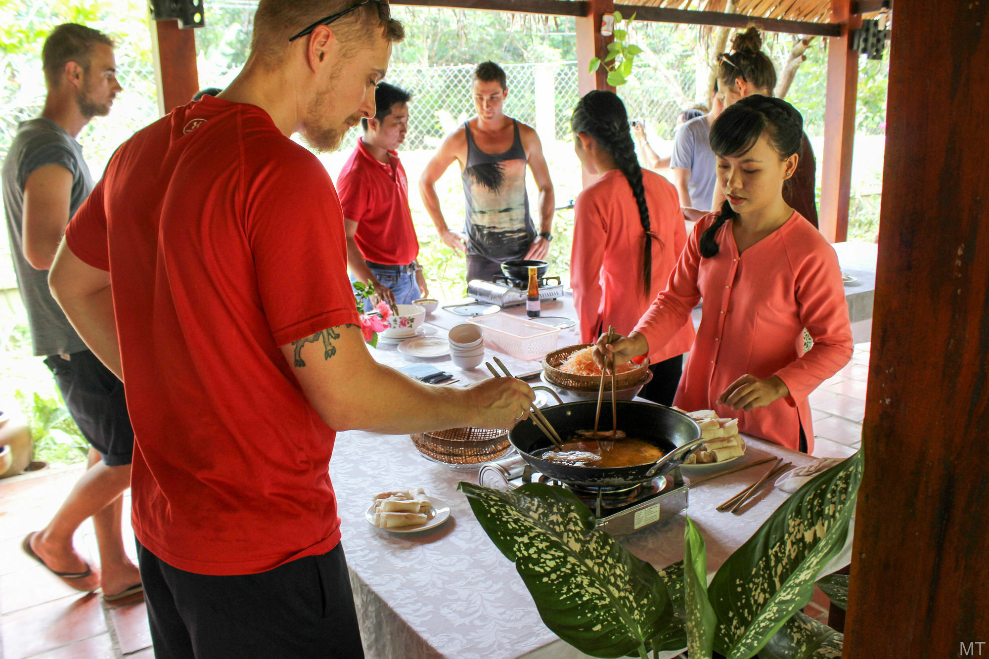 Mekong Rustic Lodge Cai Lay Экстерьер фото